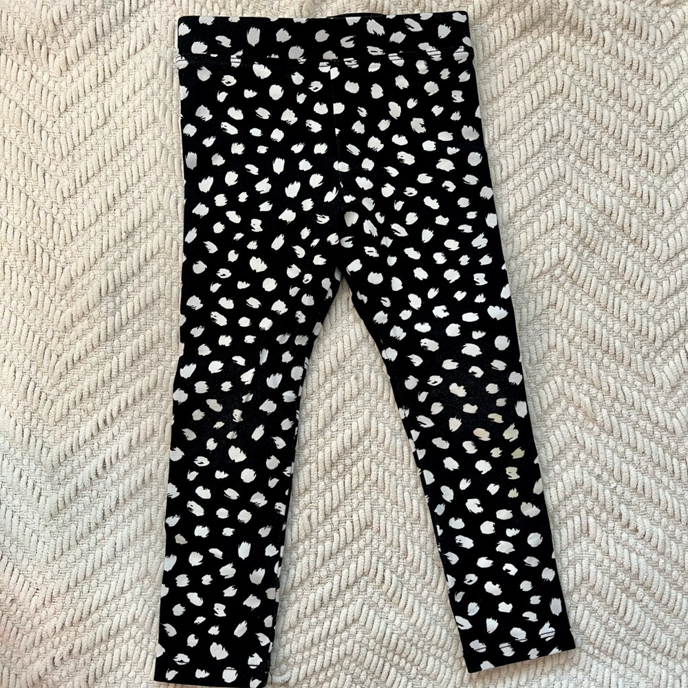 CrewCuts Black & White Leggings
